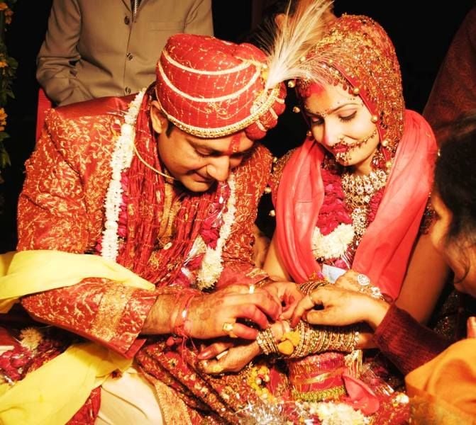 Atul Agrawal's marriage photo