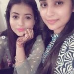 Inder Kaur with her sister