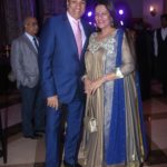 Anju Bhavnani with her husband Jugjeet Singh Bhavnani
