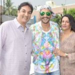 Jugjeet Singh Bhavnani with his wife and his son Ranveer