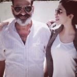 Mansha Bahl with her father