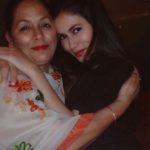 Mansha Bahl with her mother