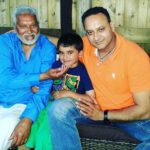 Rana Ahluwalia with his father and son