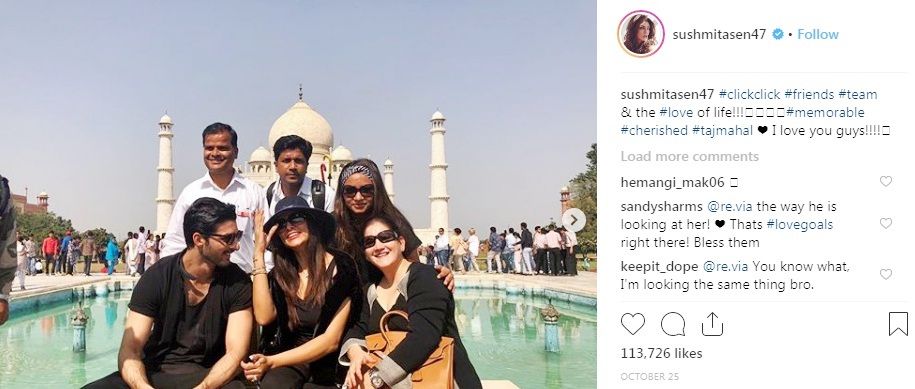 Sushmita Sen's Instagram post