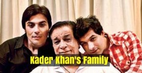 Kader Khan's Family