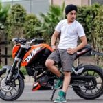 Singhsta with his bike