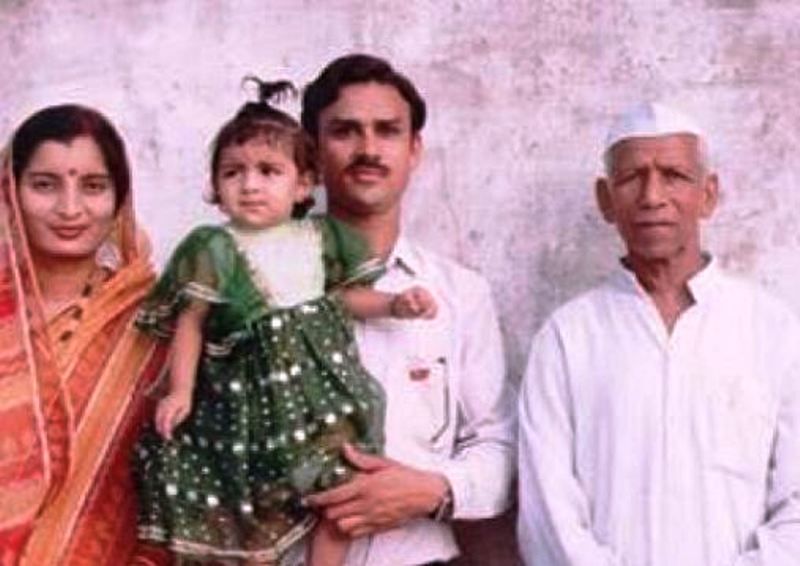 A Childhood Picture of Anveshi Jain with Her Family