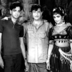Hema Malini (right) with her brother RJ Chakravarti (left) and Raj Kapoor (centre)
