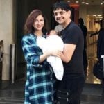 Saurabh Devendra Singh With His Wife And Son