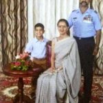 Abhinandan Varthaman With His Wife Tanvi Marwaha And Son Tavish