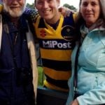 Colin Ingram with his parents