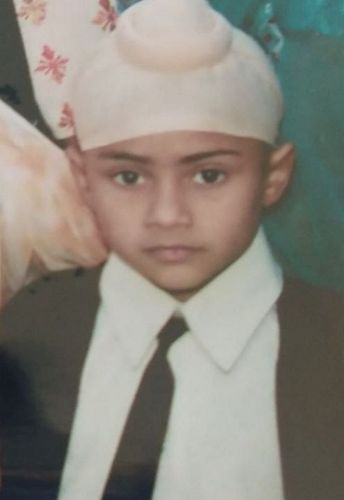Himmat Sandhu during his childhood