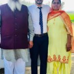 Himmat Sandhu with his parents