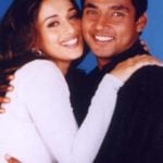 Ajay Jadeja with Madhuri Dixit