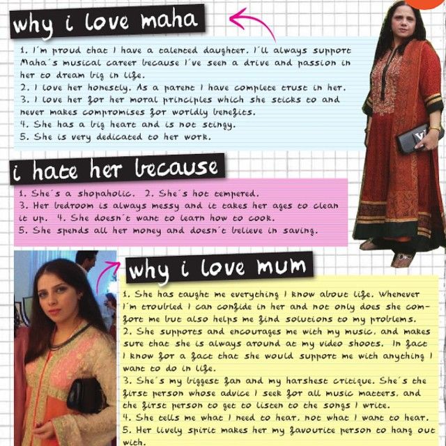 Maha Ali Kazmi On her Mother