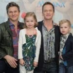 Neil Patrick Harris with his children and husband
