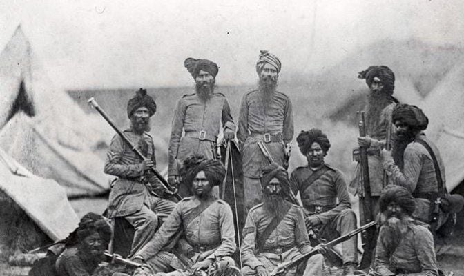 The 36th Sikhs Regiment Soldiers