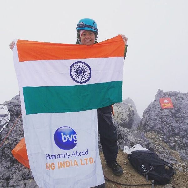 Arunima Sinha On Her 6th Peak Carstensz Pyramid (4,884 m)
