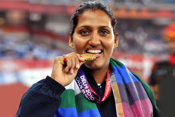 Krishna Poonia After Winning Gold Medal In Commonwealth Games