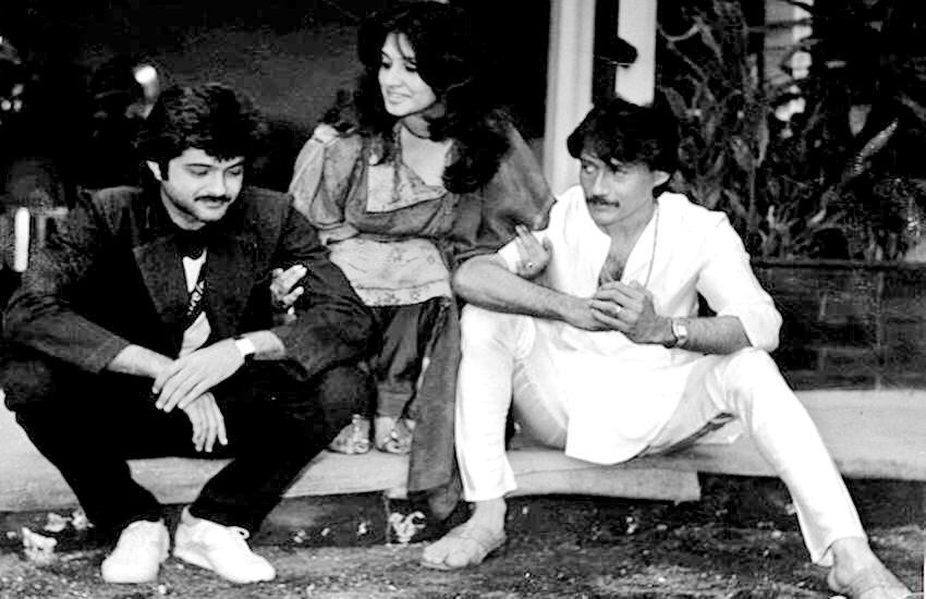 Moon Moon Sen With Anil Kapoor And Jackie Shroff In Andar Bahaar
