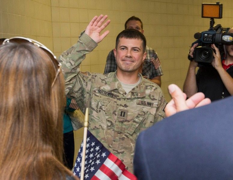Pete Buttigieg After His Return From Afghanistan
