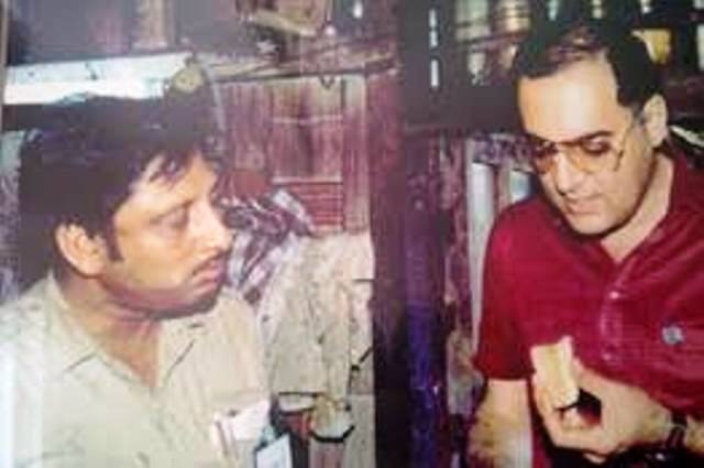 Rajiv Gandhi with Mani Shankar Aiyar