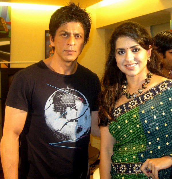 Shaina NC With Shahrukh Khan