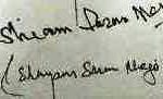 Shyam Saran Negi's Signature