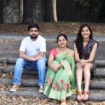 Sonal Chouhan With Her Mother And Brother