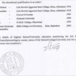 Udit Raj Education (Affidavit)