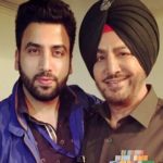 Gurdas Maan with his son