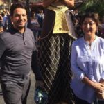 Gurdas Maan with his wife