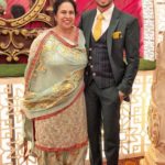 Jassie Gill with his mother
