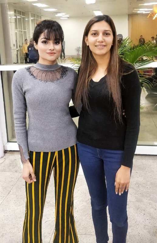 Kanika Chaudhary With Sapna Choudhary