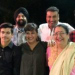 Karan Oberoi With His Parents And Siblings