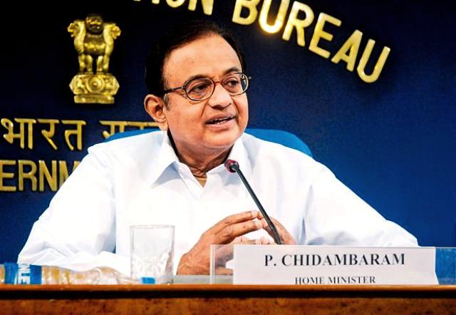 P Chidambaram As The Home Minister