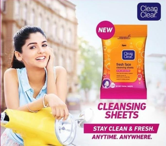Pranali Rathod in Clean & Clear advertisment