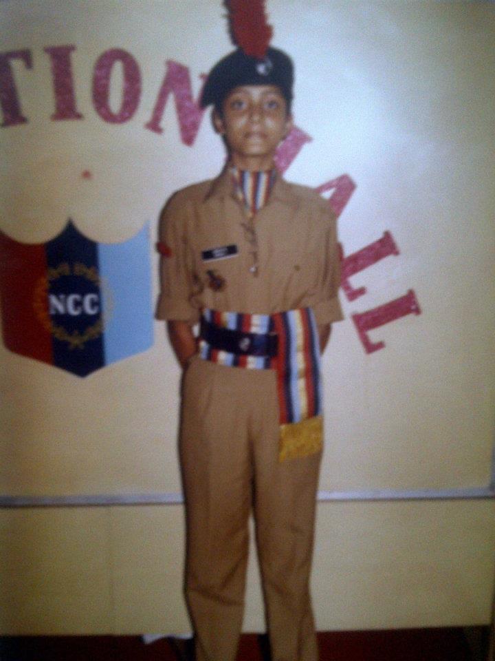 Abhirami Venkatachalam As An NCC Cadet