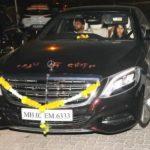Ekta Kapoor in her Mercedes