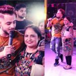 Millind Gaba with his mother