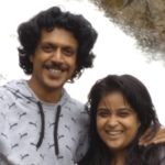 Nachiket Purnapatre with his wife 
