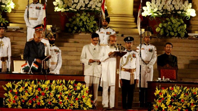 Pratap Chandra Sarangi Taking Oath As A Minister of State