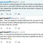 Rangoli Chandel Tweets On Sunaina Roshan