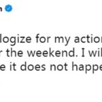 Alex Morgan Apology Tweet