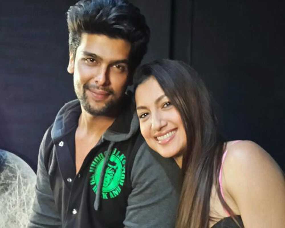Gauhar Khan with her ex-boyfriend Kushal Tandon