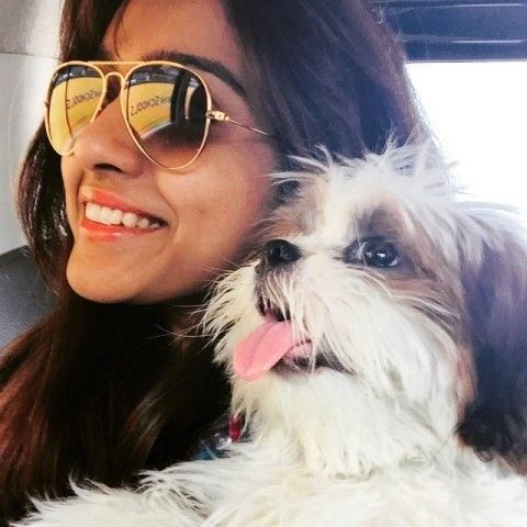Vithika Sheru loves her pet