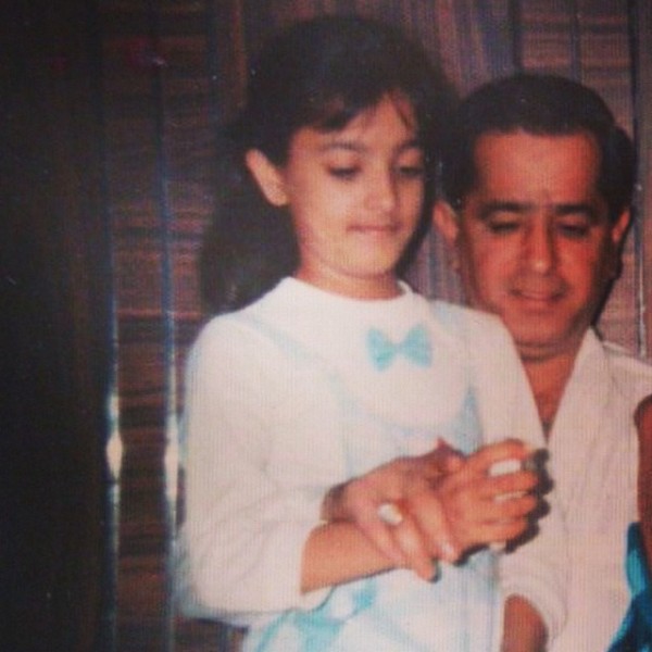 Anita Hassanandani with her father