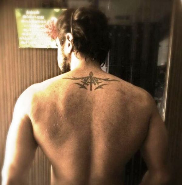 Arun Vijay's Tattoo Near to His Neck