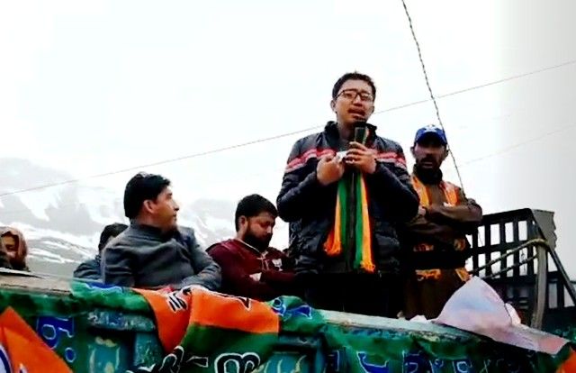 Jamyang Tsering Namgyal Campaigning