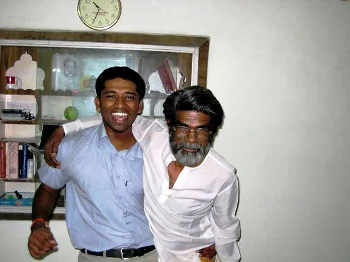Kannan Gopinathan with his father